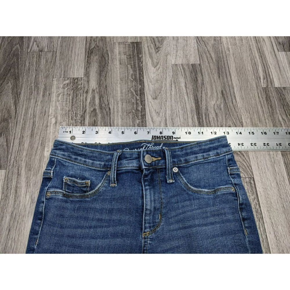 Universal Thread Size 0 / 25 R High Rise Distressed Denim Jeans Jeggings - Picture 7 of 11